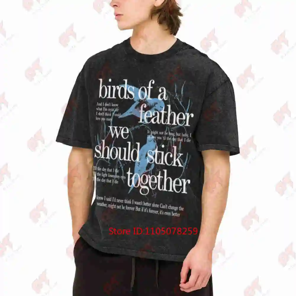Billie Fan Art Valentine's Vintage Washed Tee Pure Cotton T-Shirt