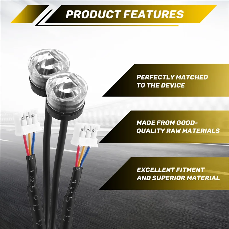 A11E-2PCS FS-IR22 نقطة واحدة استشعار مستوى المياه الكهروضوئية مستوى السائل الاستشعار السلكية مؤشر القياس الصغير