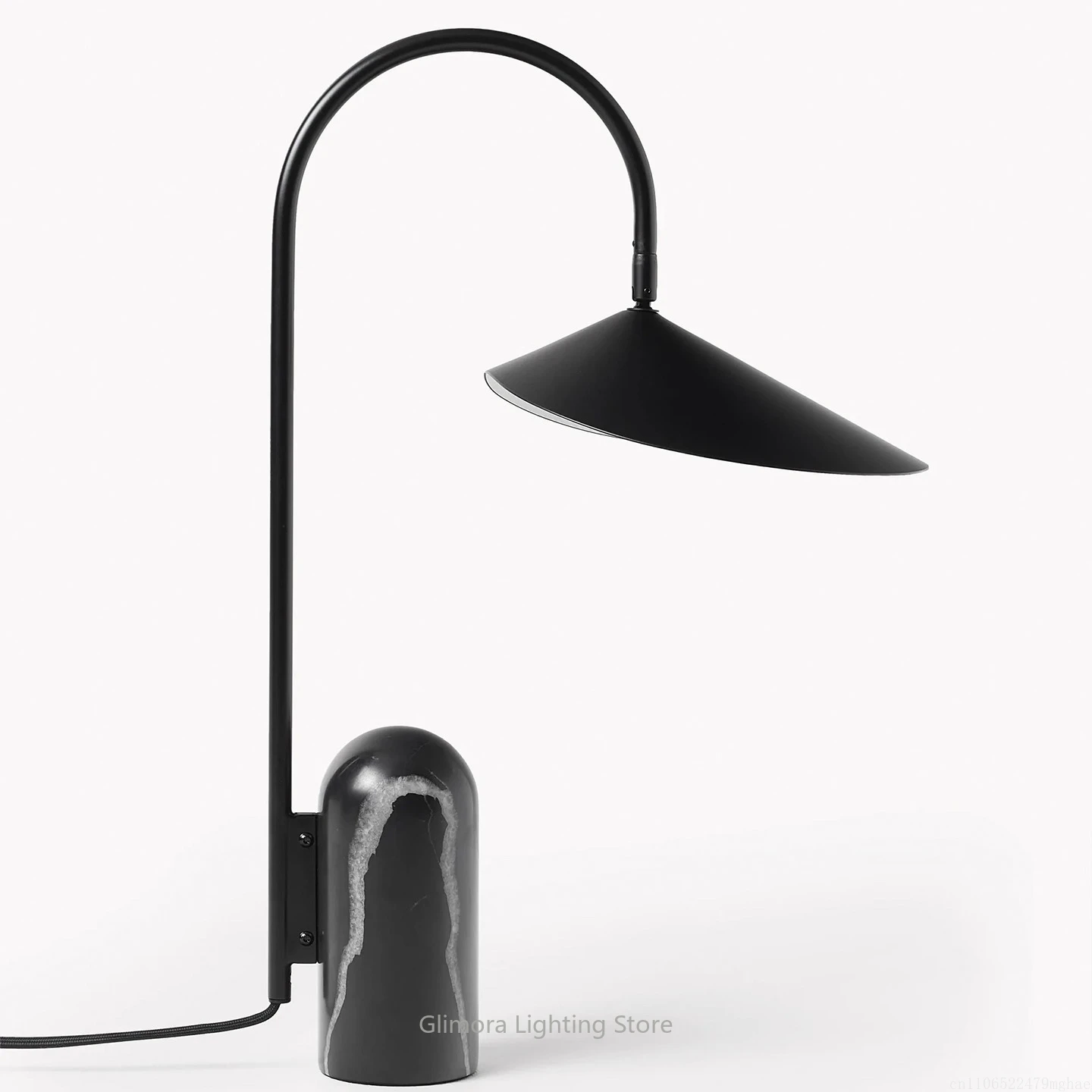 

Nordic Luxury Artistic Bedside Table Lamp,Portable Rechargeable Creative Light with Premium Feel Bedroom&Living Room Ambiance