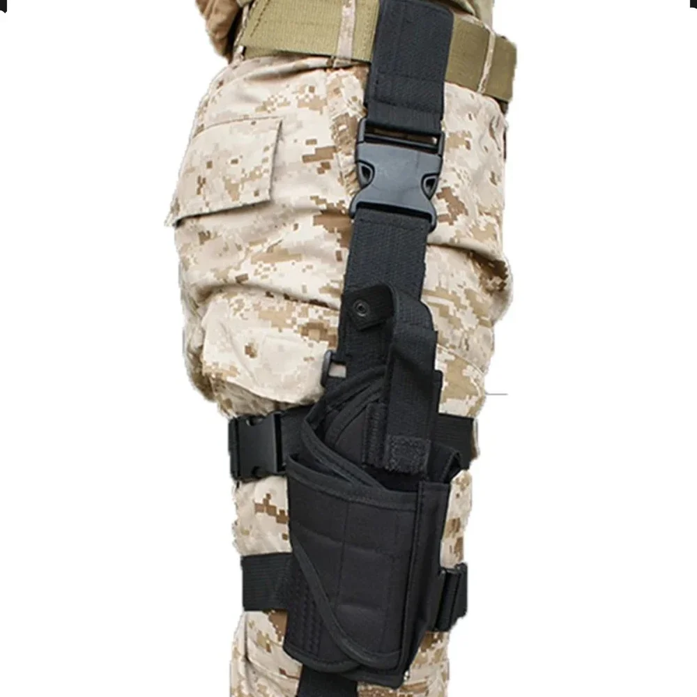 

1pc CS Hunting Gun Holster Right Handed Thigh Pistol Bag Pouch Legs Harness for All Handguns Hunting Gun Accessories