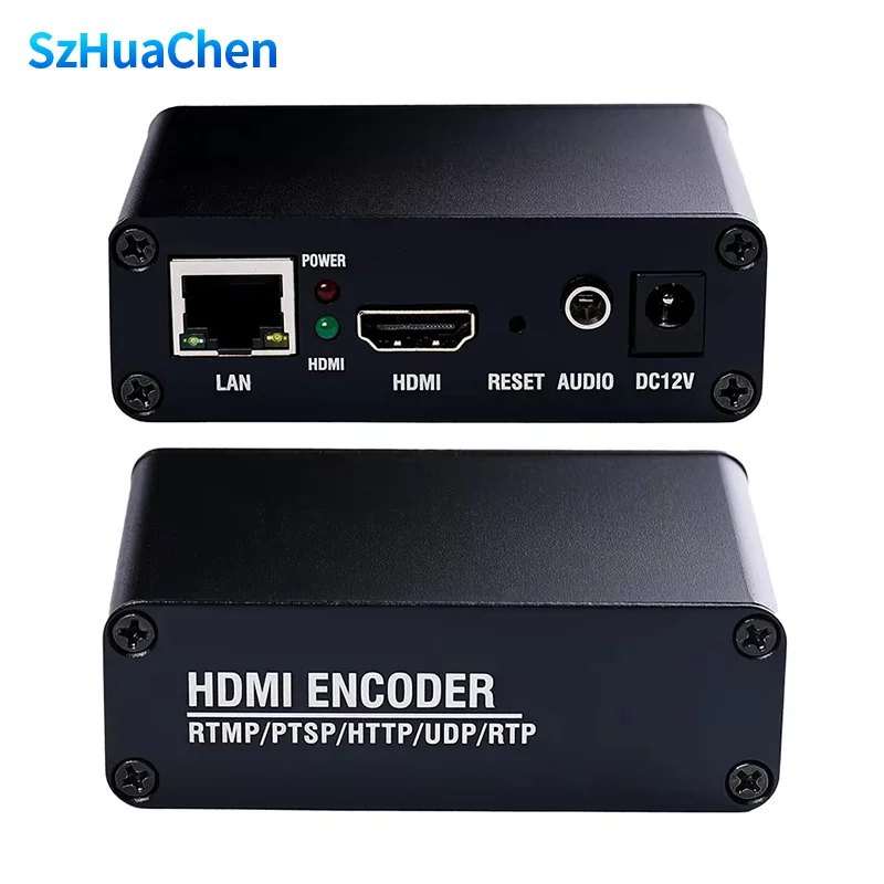 Горячая продажа HDMI-FHD IP-видеокодер поточный H.265 H.264 RTSP RTMP SRT HLS UDP HTTP OBS VMIX 1080p IPTV прямая трансляция