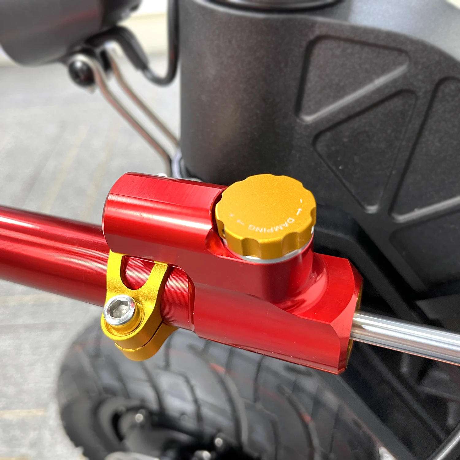 مثبط التوجيه لـ JOYOR سكوتر JOYOR S5 S8S S10S DRAGON SLAYER TEEWING S10 رفض الموت المتذبذب المقود سوينغ #4