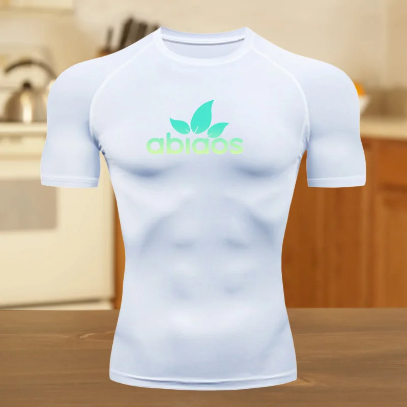 الملابس اللياقة البدنية ضغط تشغيل تي شيرت الرجال أتمنى بلايز الخفافيش الطباعة تي شيرت الرجال التجفيف السريع رياضة رياضية جيرسي المحملة ل #6