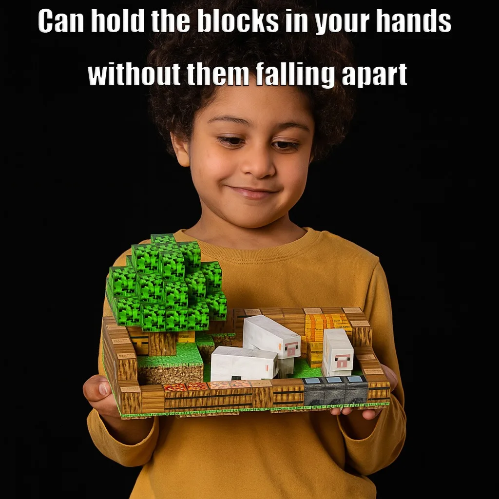 Magnetic Base Plate Variety Baseplates Match Mine World Magnetic Building Blocks Toys for Boys and Girls Children Best 2025 Gift