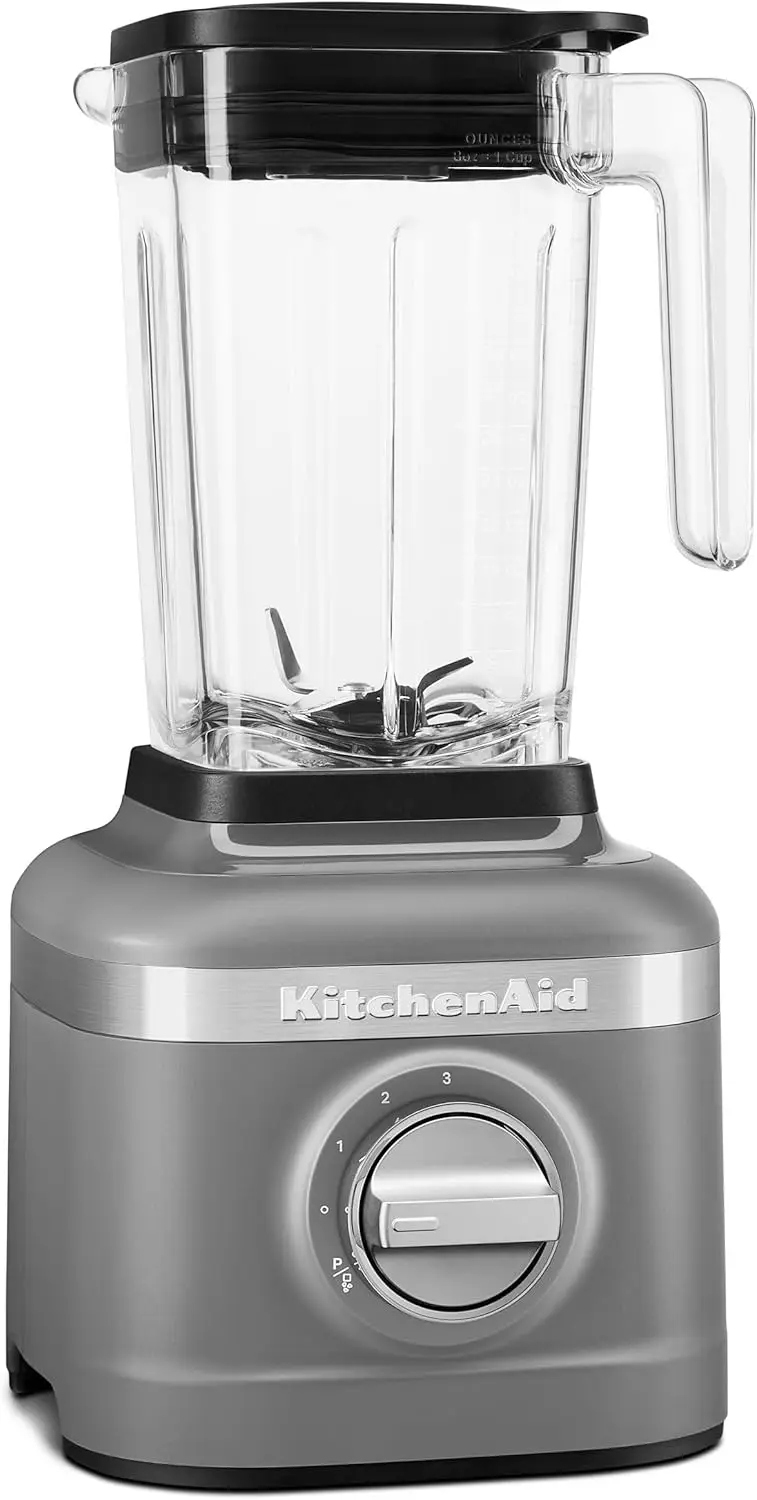 K150 3 Speed Ice Crushing Blender with 2 Personal Blender Jars - KSB1332Y - Matte Charcoal Grey, Dark Grey, 48 oz