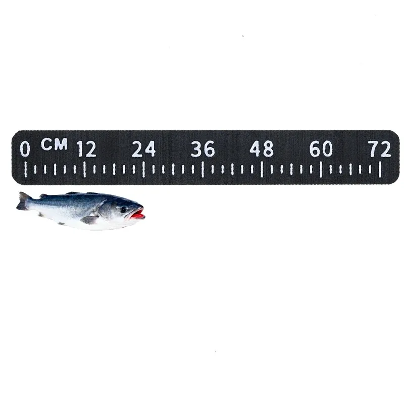 72-センチメートル自己粘着-eva-ノンスリップ魚測定定規ステッカー漁船カヤッククーラー釣りツールアクセサリー