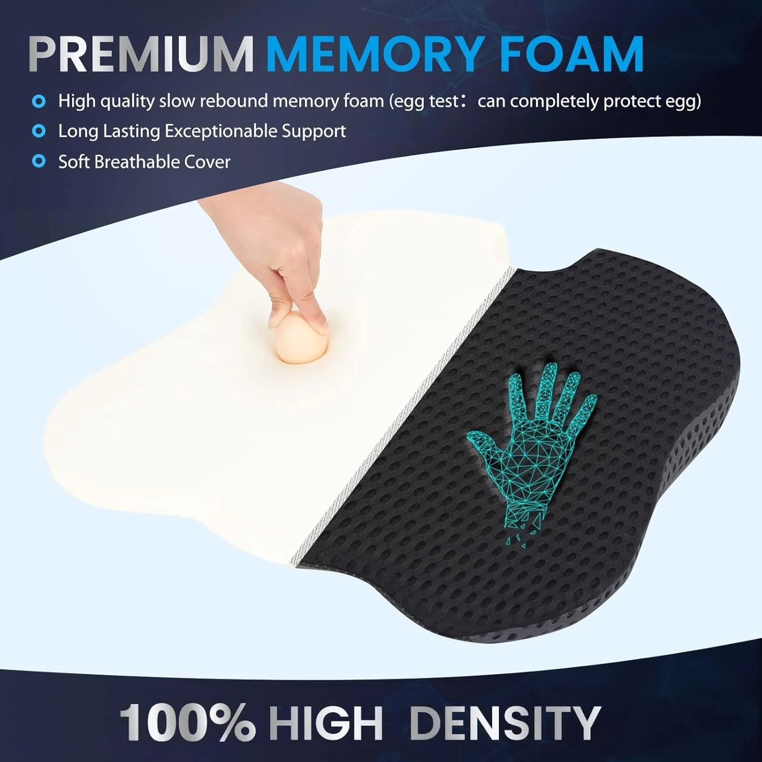 เบาะรองนั่งในรถยนต์สำหรับขับขี - Car Seat Cushion Memory Foam บทวิจารณ์และราคา