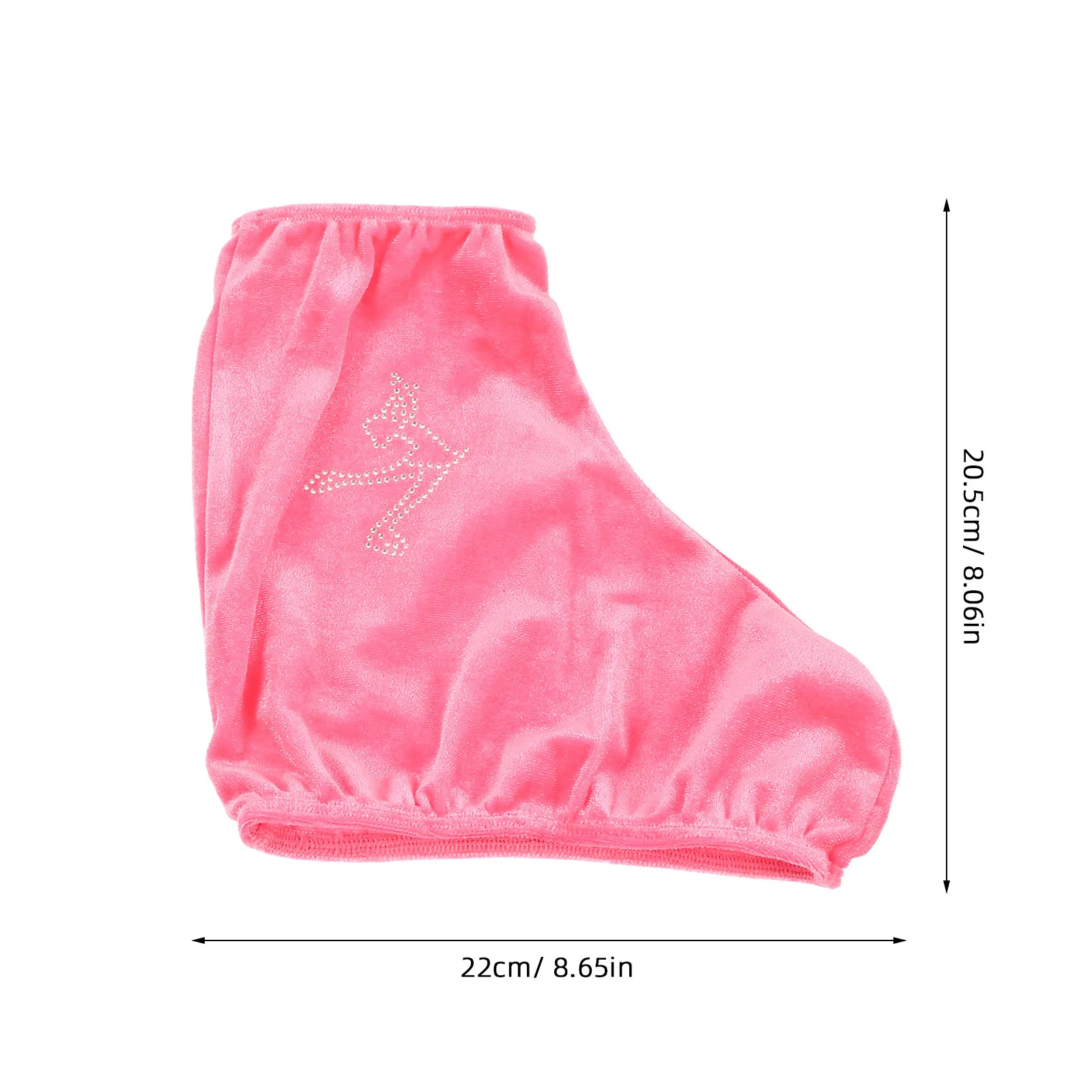 1Pair Supple Polyester Ice Skate Boot Covers Elastic Figure Roller Skating Dirty Protection Portable Skating Boot