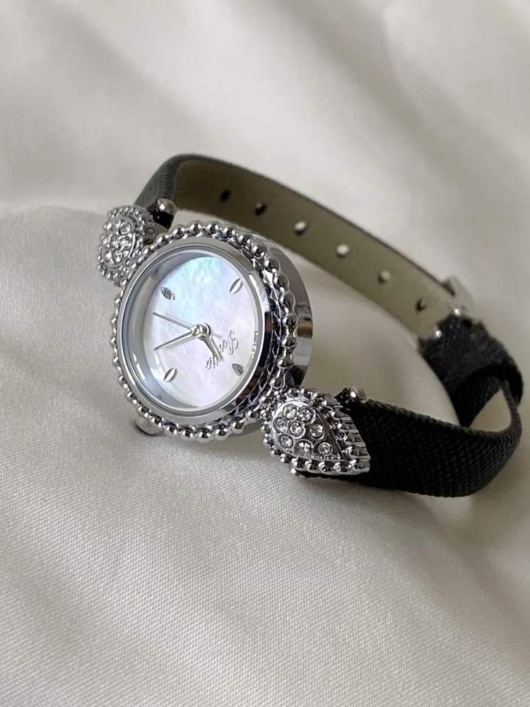 Montre à quartz avec cadran en diamant pour femme, bracelet élégant, montre légère, marque de luxe, simple et élégante