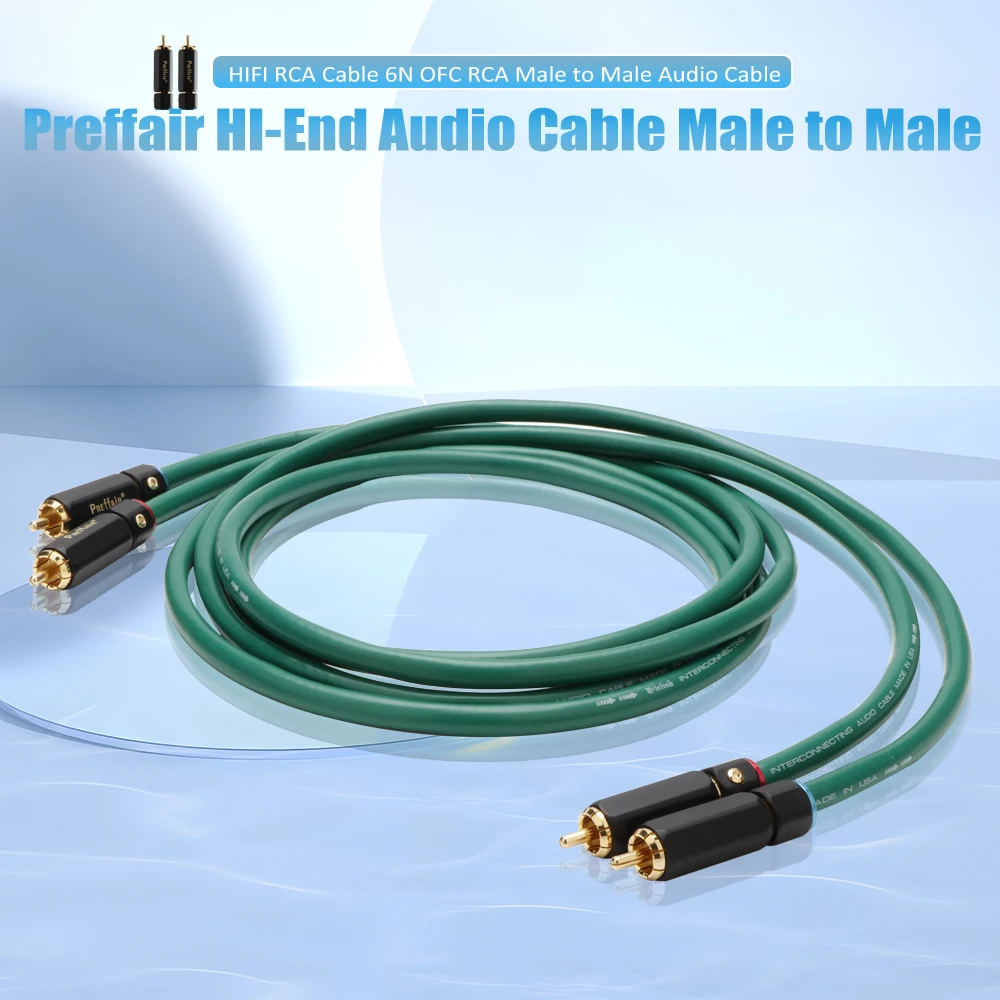مرحبا نهاية Mclntosh 2328 النحاس + الفضة RCA كابل الصوت RCA ربط كابل RCA ذكر إلى ذكر كابل الصوت لمكبر للصوت CD DVD