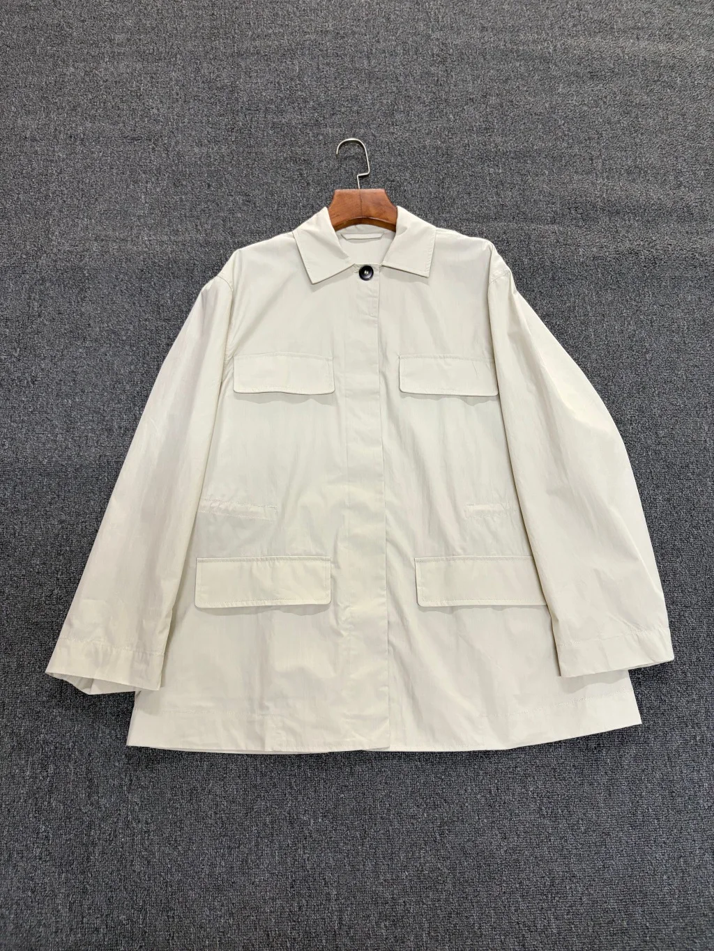 Women'S Loose-Fit Utility Jacket (New For Autumn/Winter 2026): Minimalist Commuter Style With Drawstring Waist