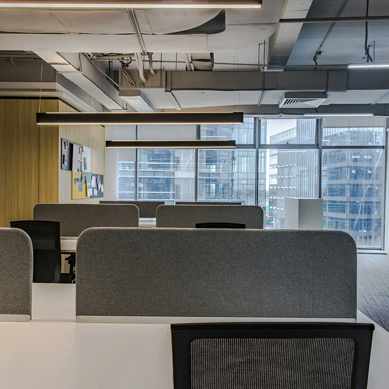 100% Recyclable Polyester Fiber PET Felt Acoustic Office Privacy Screen Panels Soundproof Desk Divider