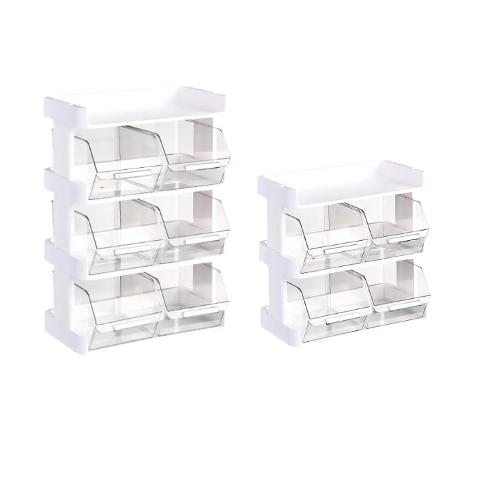 Storage Holder Rack Cosmetic Storage Box Coffee Pod Storage Tea Bag Organizer for Home Bedroom Kitchen Dining Condiments