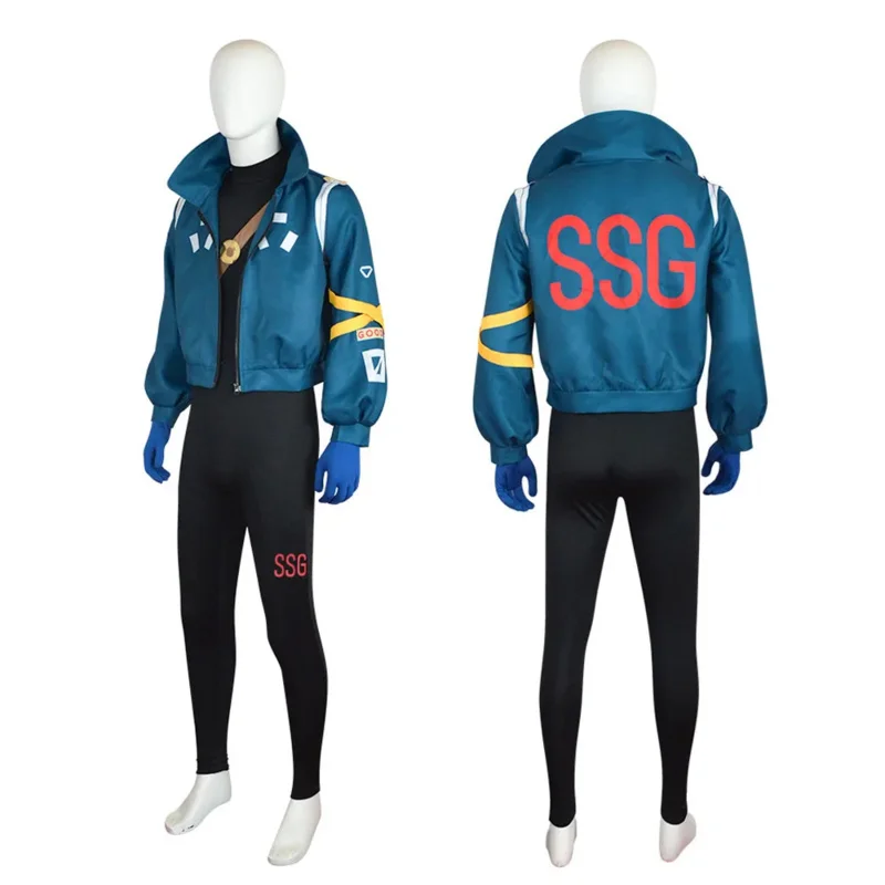 2024 Adventure Rufy Cosplay Anime Egghead Isola Roronoa Zoro Costume per adulto Cappotto Cappello Fantasia Uniforme Halloween Natale Vestito