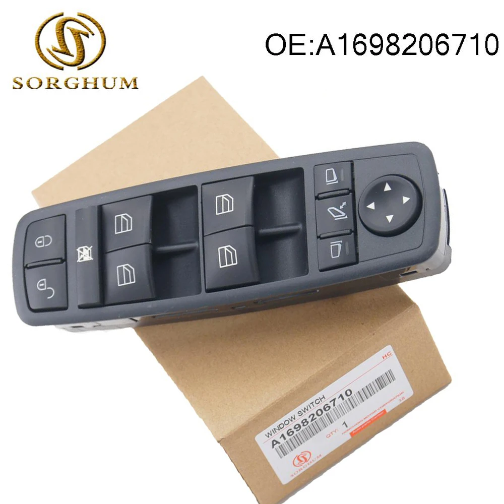 SORGHUM New Power Window lock Switch A1698206710 1698206710 Fits For Mercedes-Benz B-Klasse W245 W169 A-Klasse A 169 820 67 10