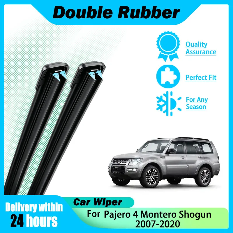 Auto Front Windscreen Wiper Blade For Mitsubishi Pajero 4 Montero Shogun V87 V97 2007-2020  Windshield Cleaning Spare Parts
