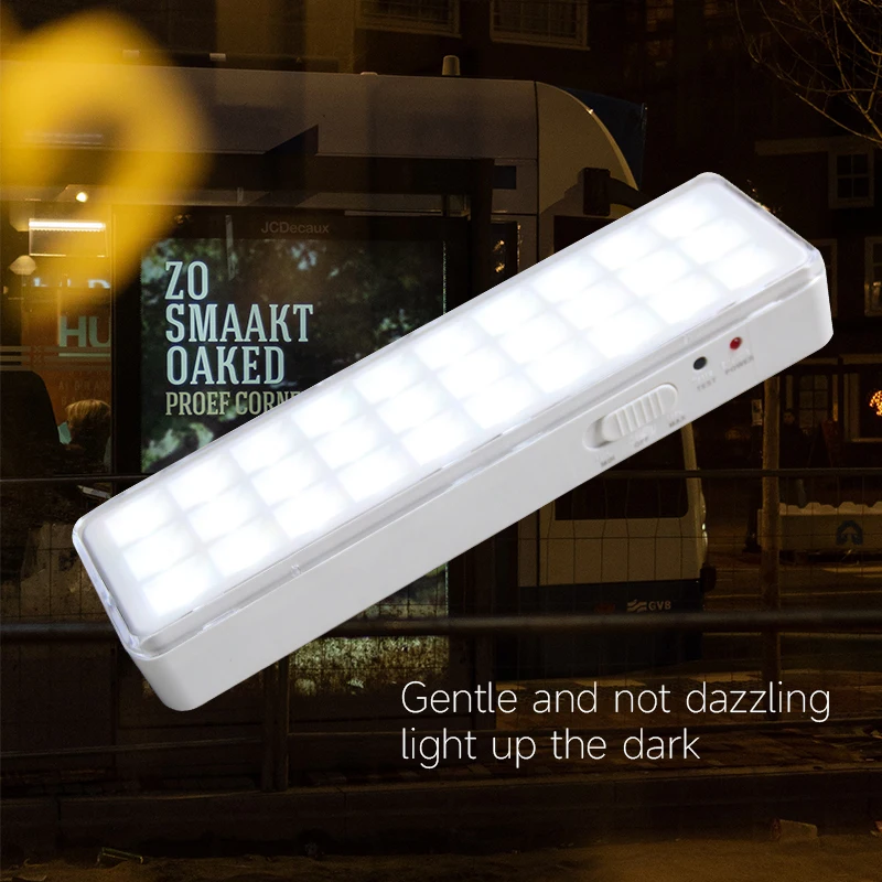 30LEDs Portable Emergency Light 2 Modes Dimmable Camping Lanterns Wall-mounted Rechargeable Home Lamp for Power Loss Use