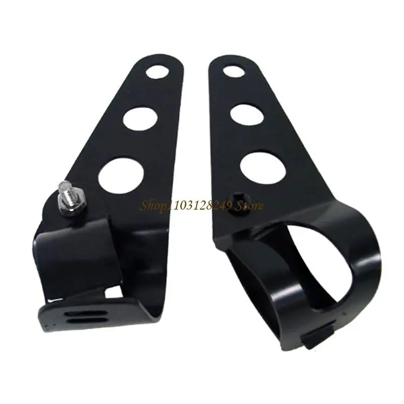 N5KD Universal 38-45mm Headlight Mount Brackets Fork Ear Motorcycle Headlight Support