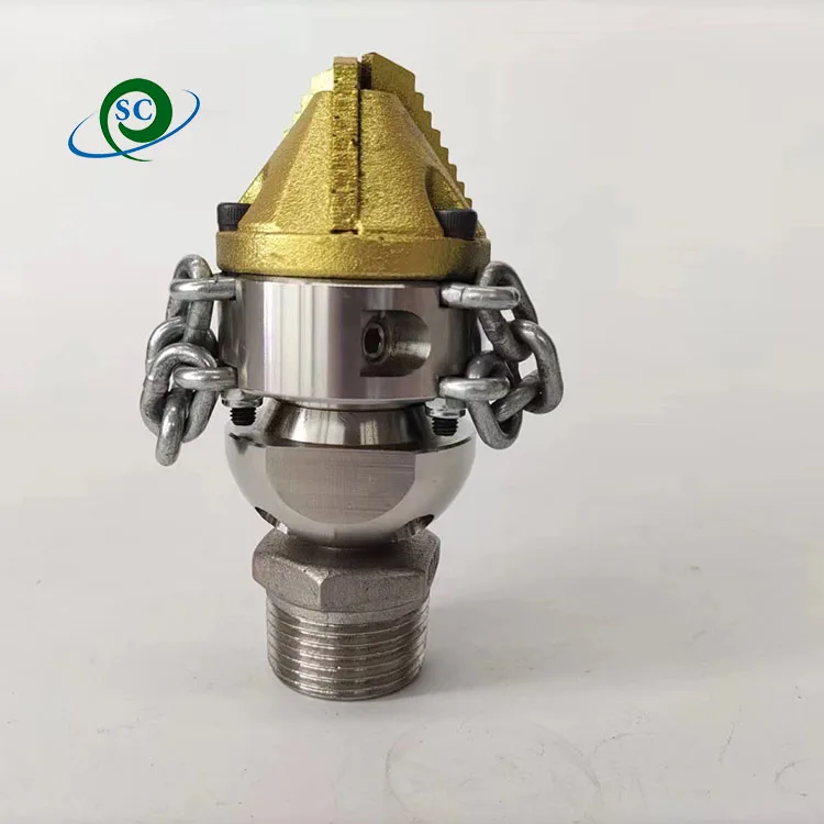 

70L Pressure Washer Sewer Jetter Rotating Nozzle Jet Hose Nozzle Industrial Pipe Washer Chain Cutter Nozzle