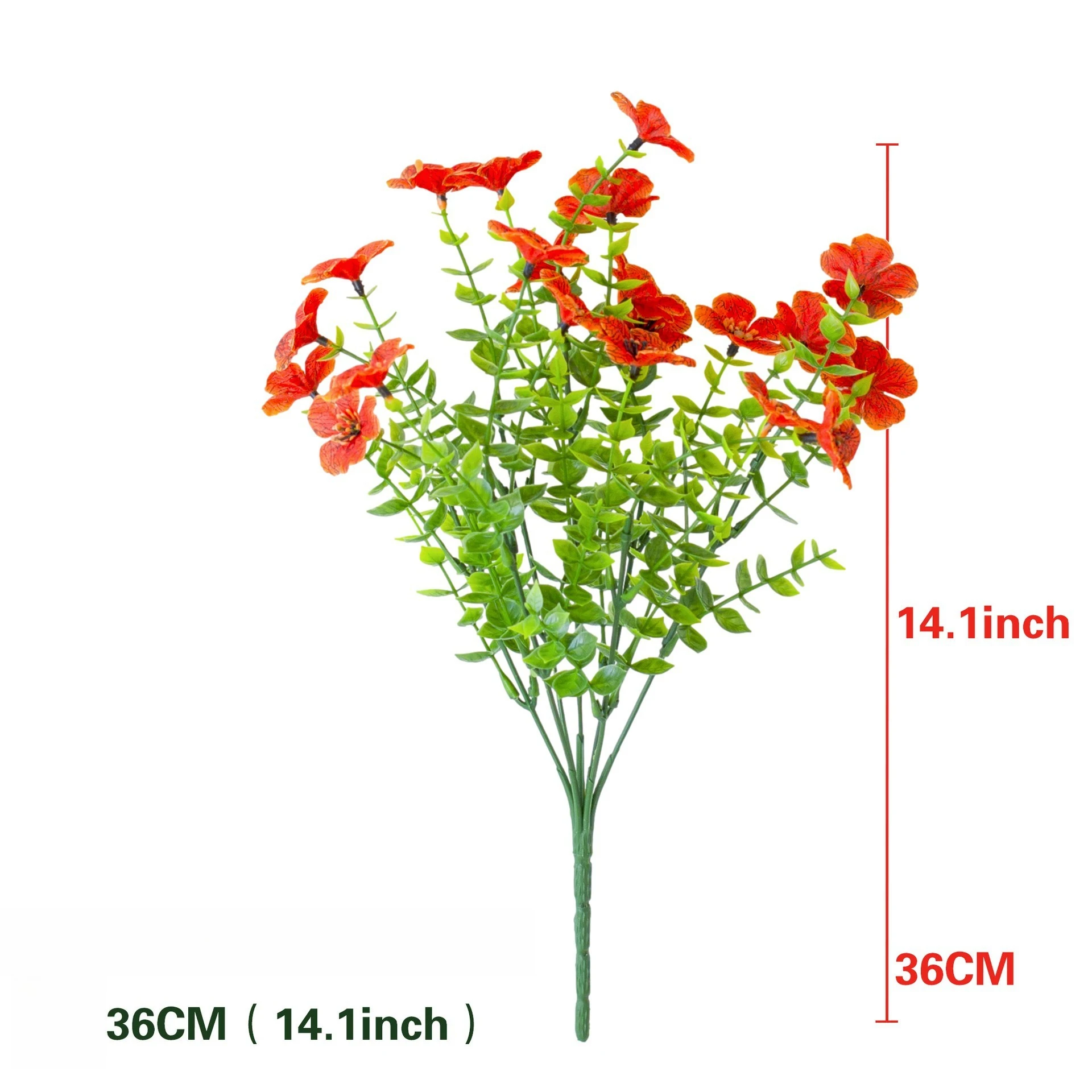 10pcs Simulation Flower Violet Home Gardening Garden Wedding Decoration Outdoor Plastic Flower Photography Background