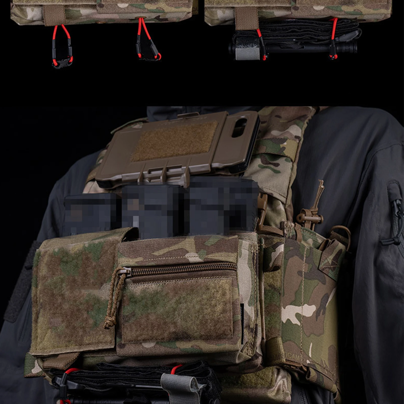 3Pcs Tourniquet Holder Strap Wear Resist Multi-Purpose Fixing Strap Outdoor Training Backpack Lanyard for Chest Rig/Duty Belt