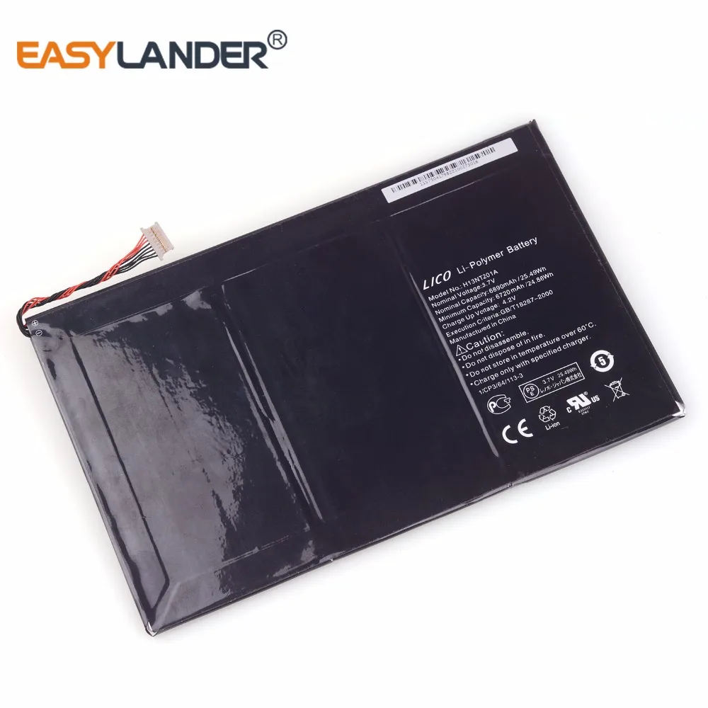 

8-wire Original connector 30119192 3.7V 6800mAh Li-Polymer Li-ion Battery For Tablet PC H13NT201A 11CP3/64/113-3