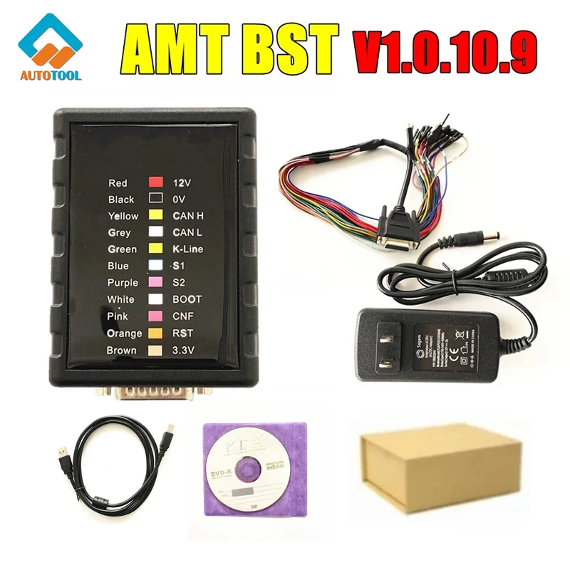 AMT BST ECU Programmer Service Tool Read Write V1.0.10.9 Online WIFI Offline Support MG1 MD1 Protocl MEDC17 MDG1 EDC16 MED9