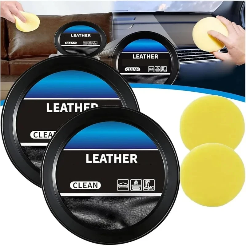 Multifunctional Leather Care Cream, For Car Seats, Interior, Sofa, Shoes&Jacket, Cleaning, Polishing, Stain Removal & Refurbish