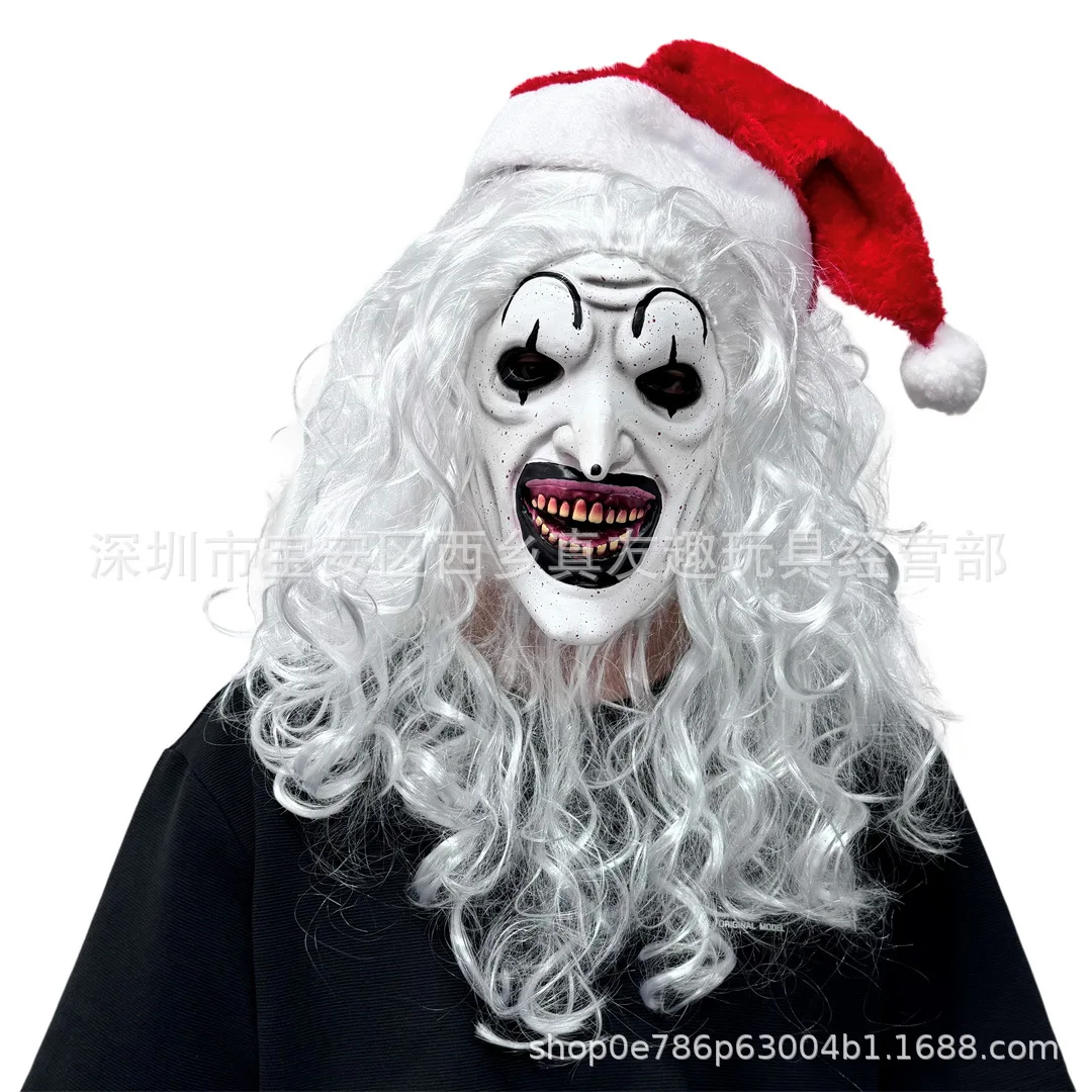 

Clown Mask Hood Halloween Costume Party Horror Props Cos Halloween Costume