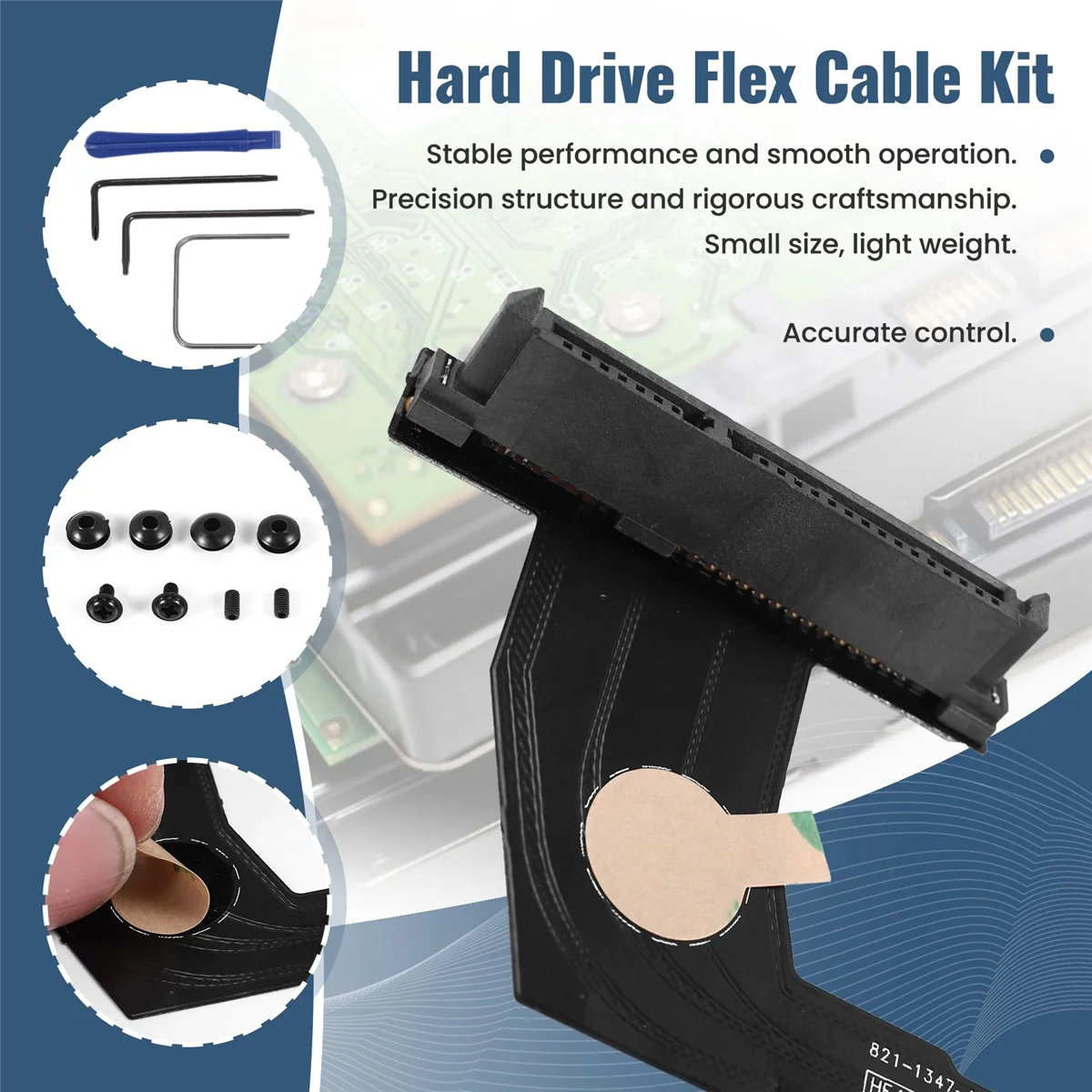 Kit de cabo flexível de disco rígido SSD SATA HDD eficiente para Apple Mac Mini