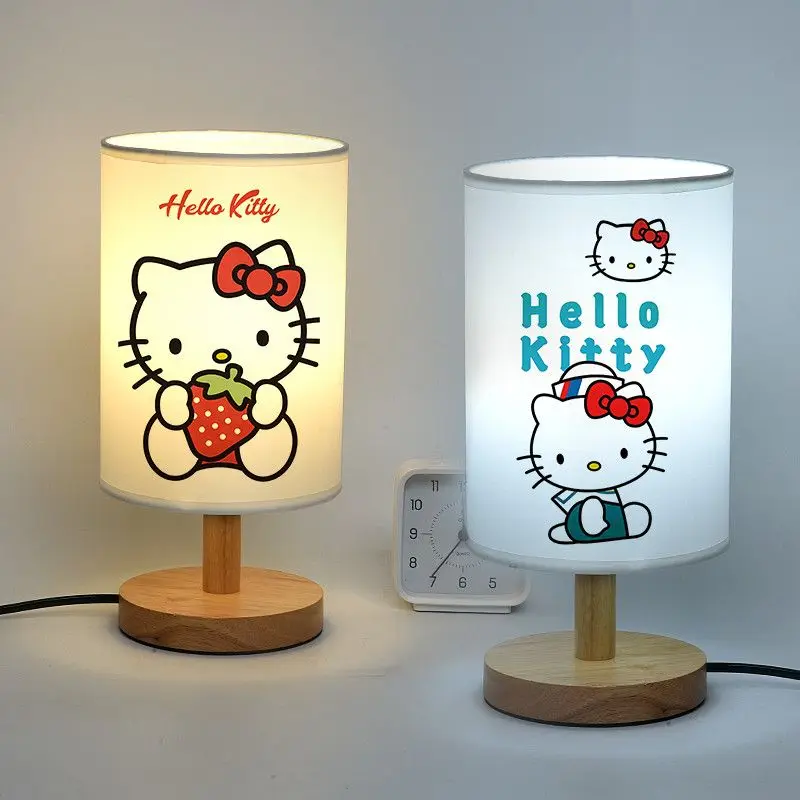 Sanrio Hello Kitty Nachtlicht, niedlicher Cartoon, neuer Stil, Schlafzimmer, modisch, warm, für Kinder, Kawaii, Mädchen, Urlaubsgeschenk, heißer Verkauf, günstig