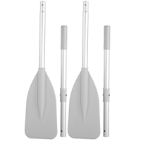 Paddle High Toughness Inflatable Boat Dinghy Canoe Water Marine Sports Aluminium Alloy Oars Paddle with Rod Set Dinghy