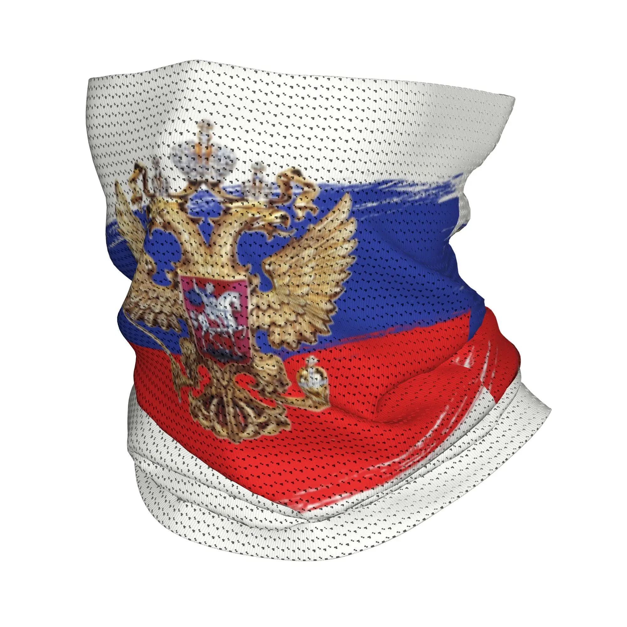 Russian Coat Of Arms Bandana Neck Gaiter UV Protection Face Scarf Cover Men Women CCCP USSR Communism Headband Tube Balaclava