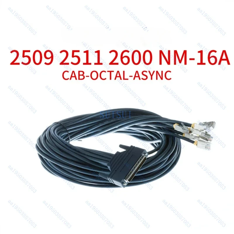 

CAB-Octal-ASYNC HPDB68M To RJ45 * 8 Octal Cable for Cisco 2509 2511 Router and NM-16A and NM-32A Modules Brand New