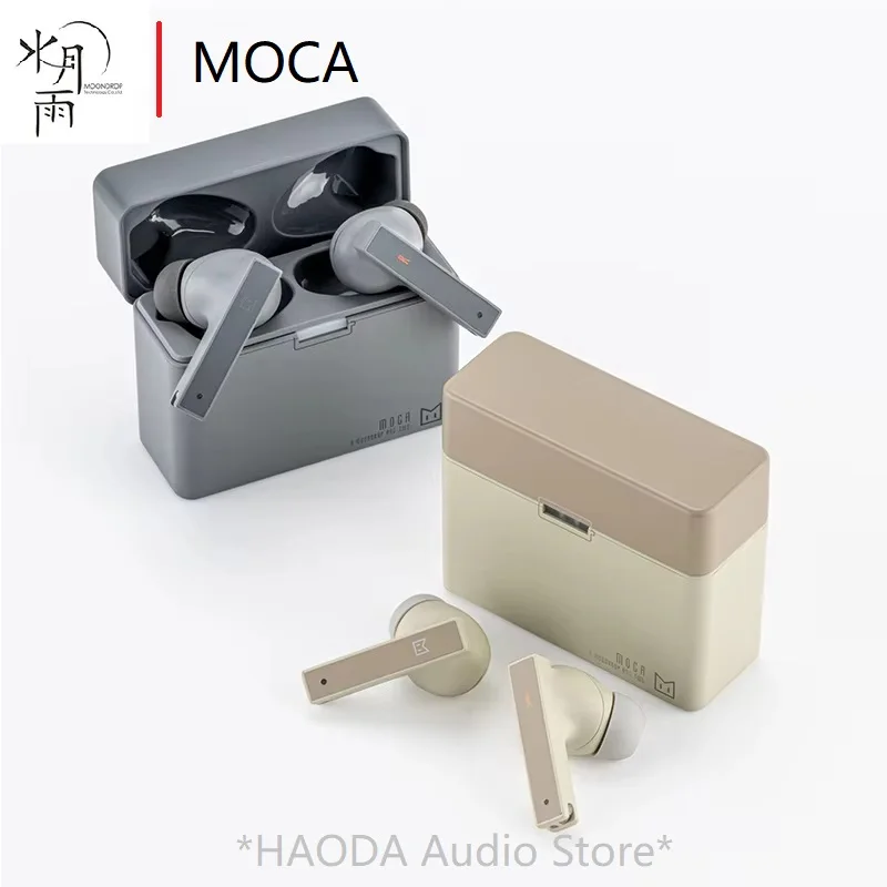 MOONDROP MOCA HiFi Sound Quality ANC TWS Low Latency Automatic Reconnection Wireless Charging BASS Control In-ear headphones