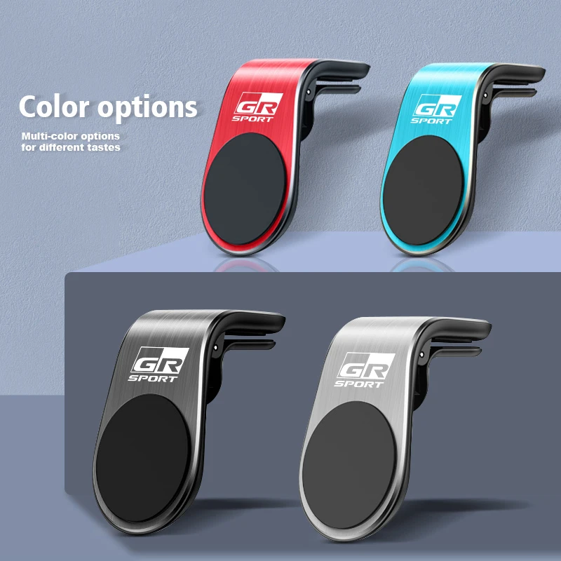 Soporte magnético para teléfono GPS, Clip de ventilación de aire, accesorios para coche para Toyota GR Sport 86 Mirai Supra Prado Alphard Vellfire Crown Sequ