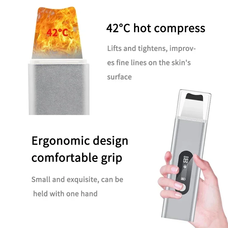 جهاز تدليك الوجه، منظف المسام، مزيل الرؤوس السوداء للوجه، مقشر كهربائي، منظف الوجه لحب الشباب