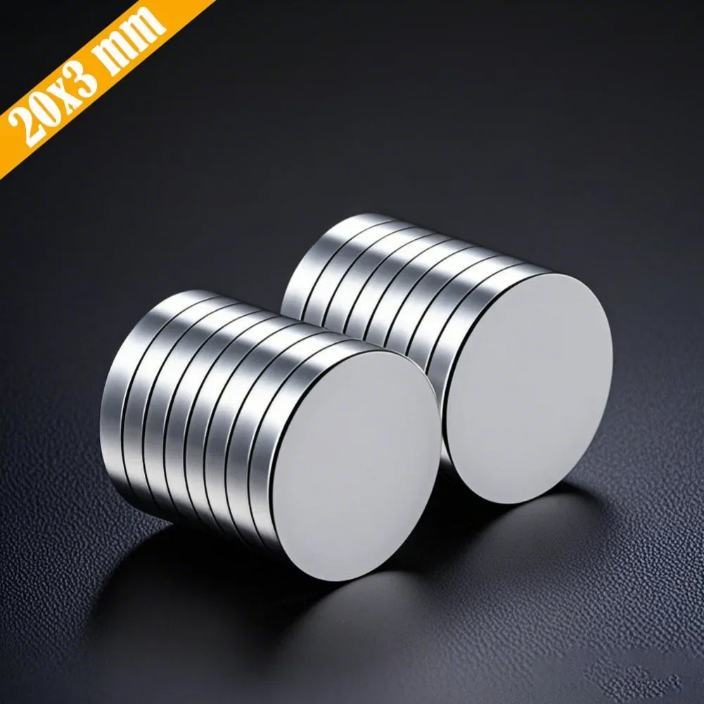 

5-50 Pcs Neodymium Iman 20mm X 3mm NdFeB Round Super Powerful Strong Permanent Magnetic Imanes Disc for Fridge 20x3mm Magnets
