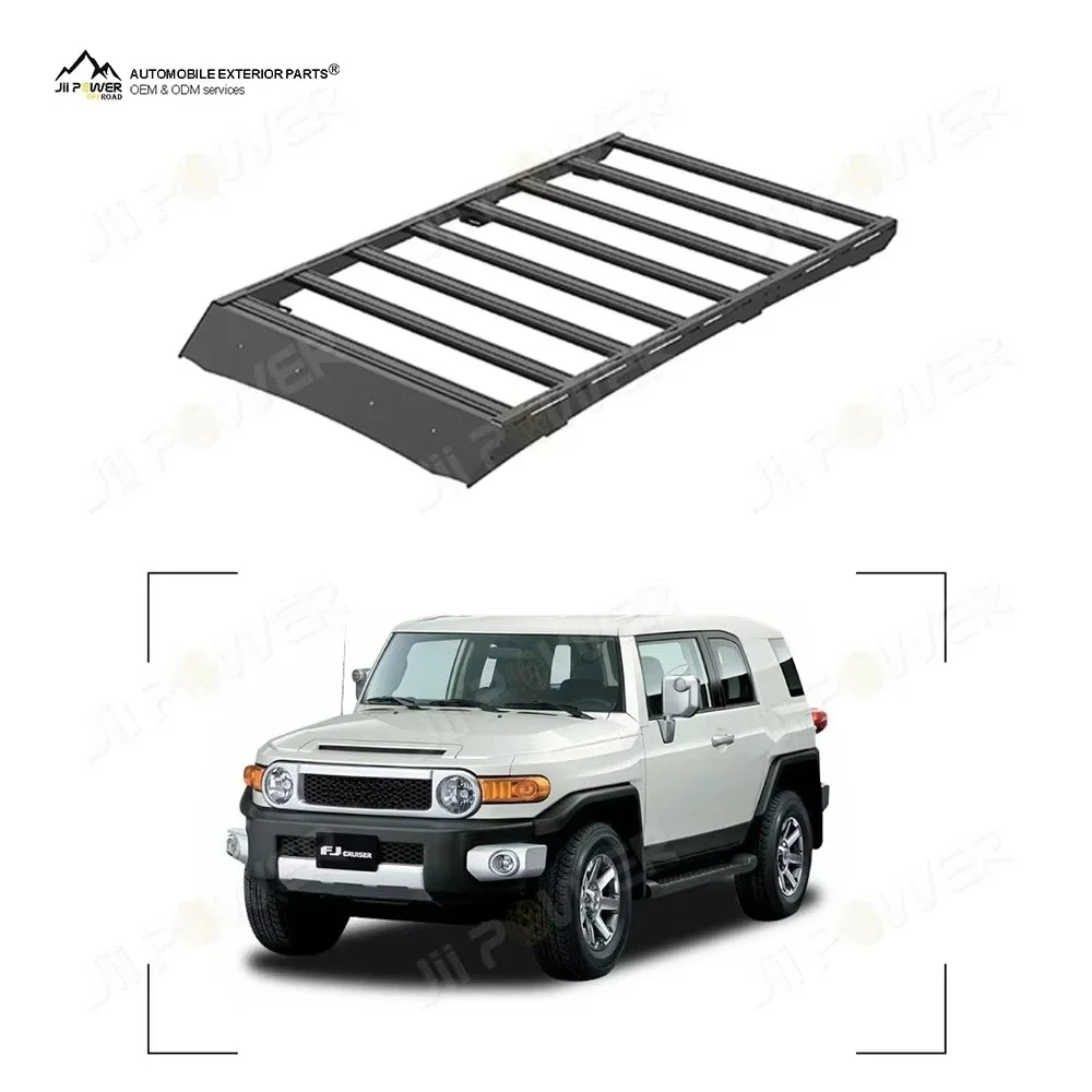 JP16 ODM Hot Selling Aluminum Extrusion Crossbeams Top Mount Heavy Rack Steel Roof Rack for FJ Cruiser!