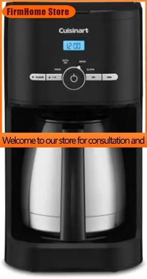 FirmHome Store10-Cup Thermal Classic™ Coffeemaker, Black With Thermal, 10-Cup, Programmable, DCC-1170BKNAS