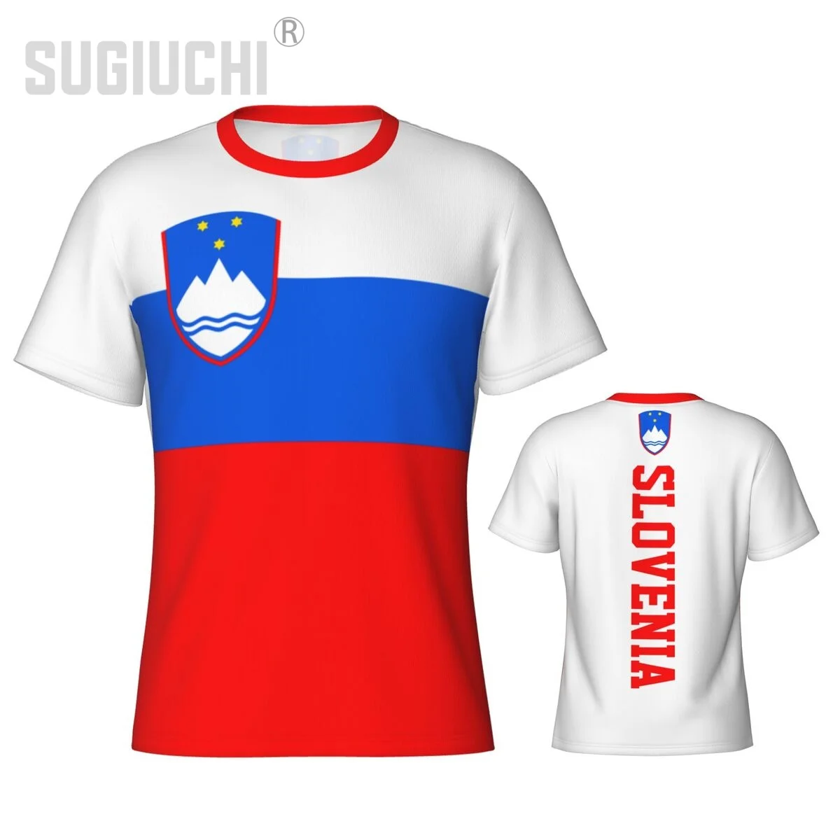 Tight Sports T-shirt Slovenia Flag Slovenian 3D For Men Women Tees jersey Clothes Soccer Football Fans Gift Patriotic T shirt