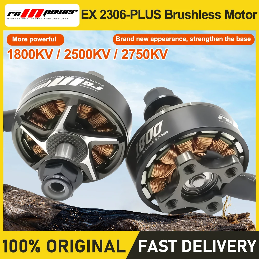 rcinpower-ex2306-plus-1800kv-5~6s-2500kv-3~5s-2750kv-3~4s-brushless-motor-for-rc-fpv-5-inch-propeller-freestyle-racing-drone-diy