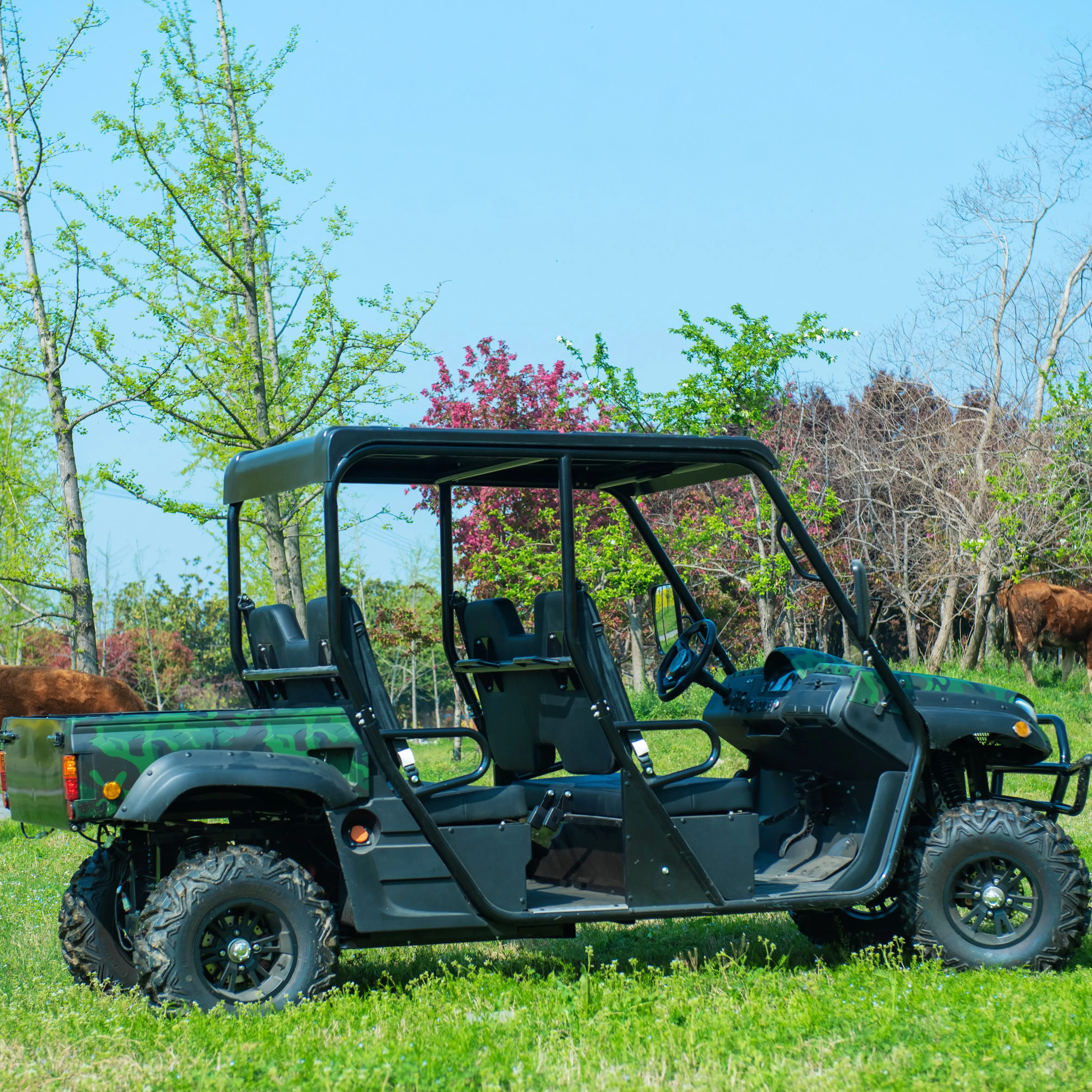 Электрический внедорожник 4x4 – обзор и цена Electric Utv 4 Seater