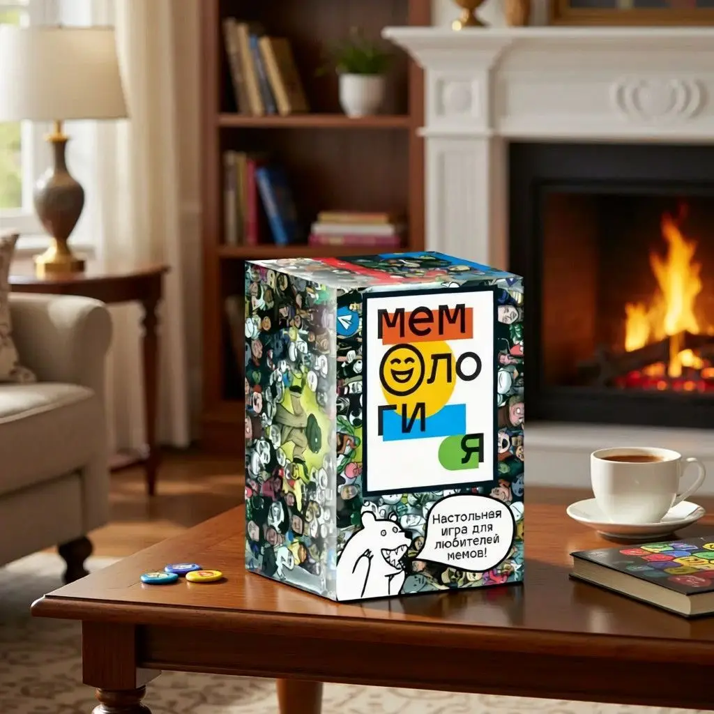 

Настольная игра Memeology: Веселая карточная игра для любителей мемов, забавная семейная игра для вечеринок, подарок для подростков и взрослых