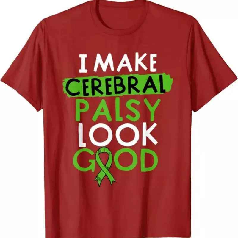 

Футболка I Make Cerebral Palsy Look Good CP Awareness Green Ri