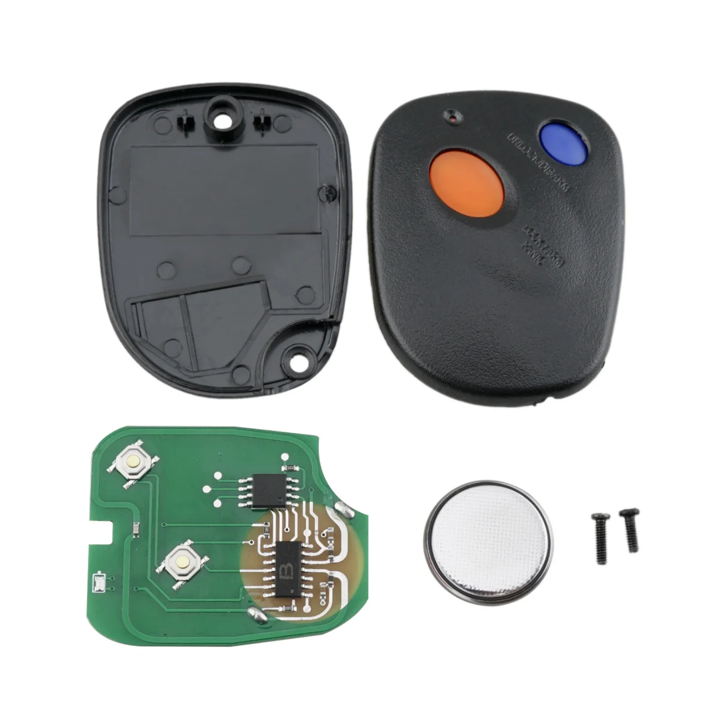 

mtsooning 1Pc 2 Buttons Keyless Entry Remote Car Key Case 434MHZ With Transponder Chip For Baja Forester Impreza Legacy Outback