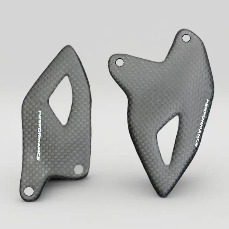 Accesorios para motocicleta, protectores de talón de fibra de carbono modificado, placa de talón, Protector de Pedal, carenado para DUCATI Panigale V4 V4S 2025