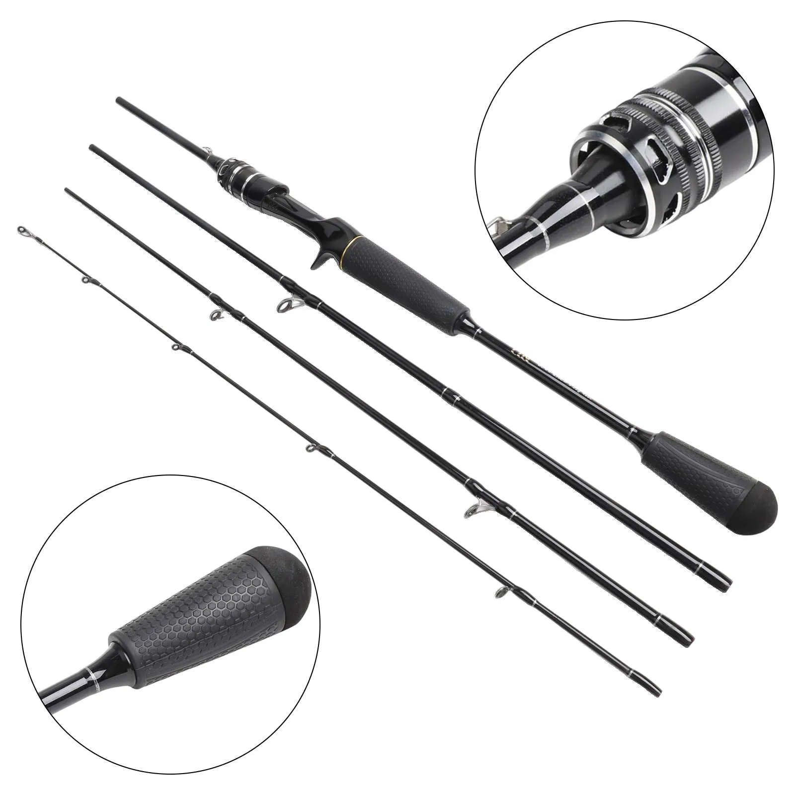 

Aluminum Alloy Profile Lock Fishing Net And Rod Thread Diameter Diameter Carrying Tenon With Four-point Fixation