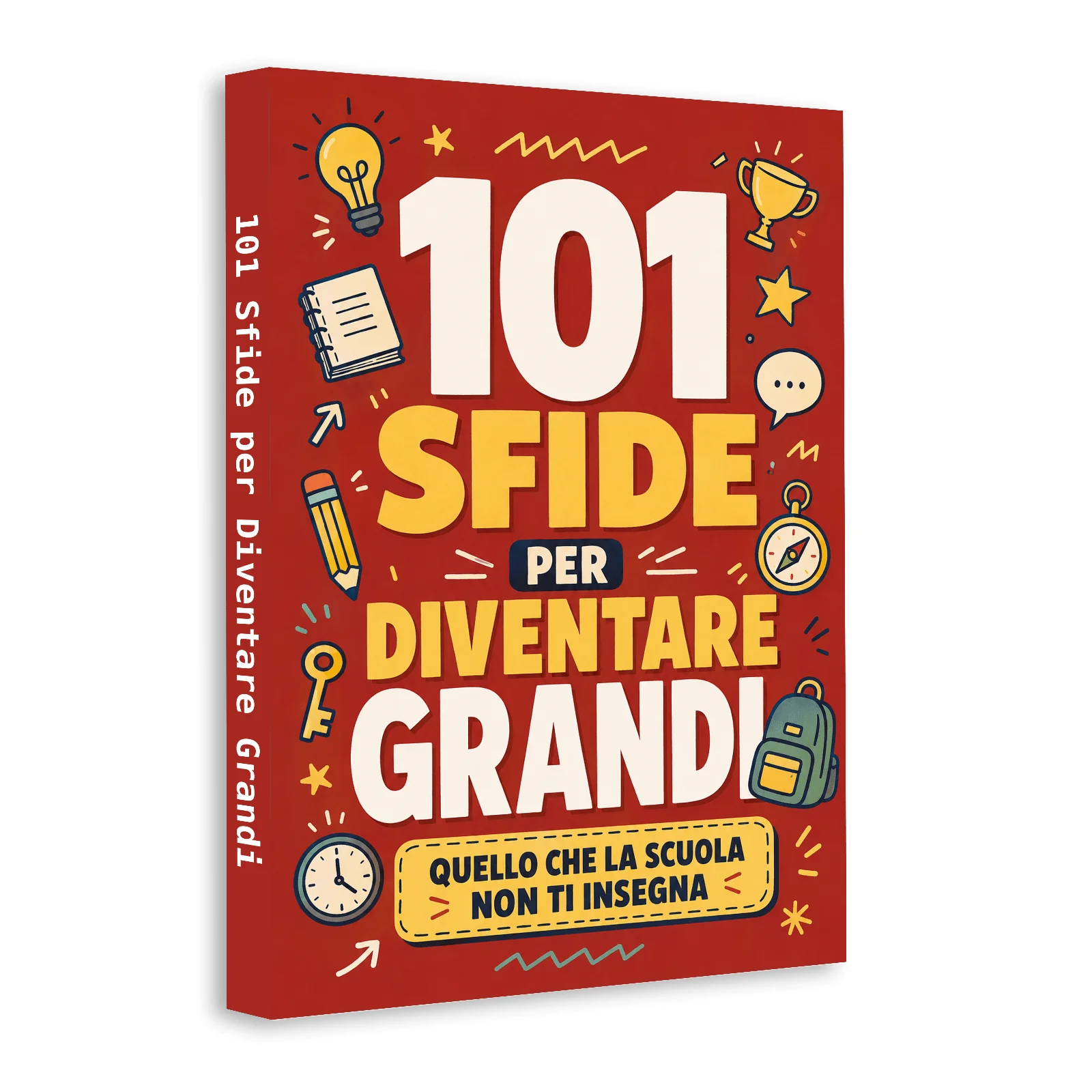 101 Sfide per Diventare Grandi, Italian Language Edition: Life Skills Book for Teens, Practical Challenges, Independence