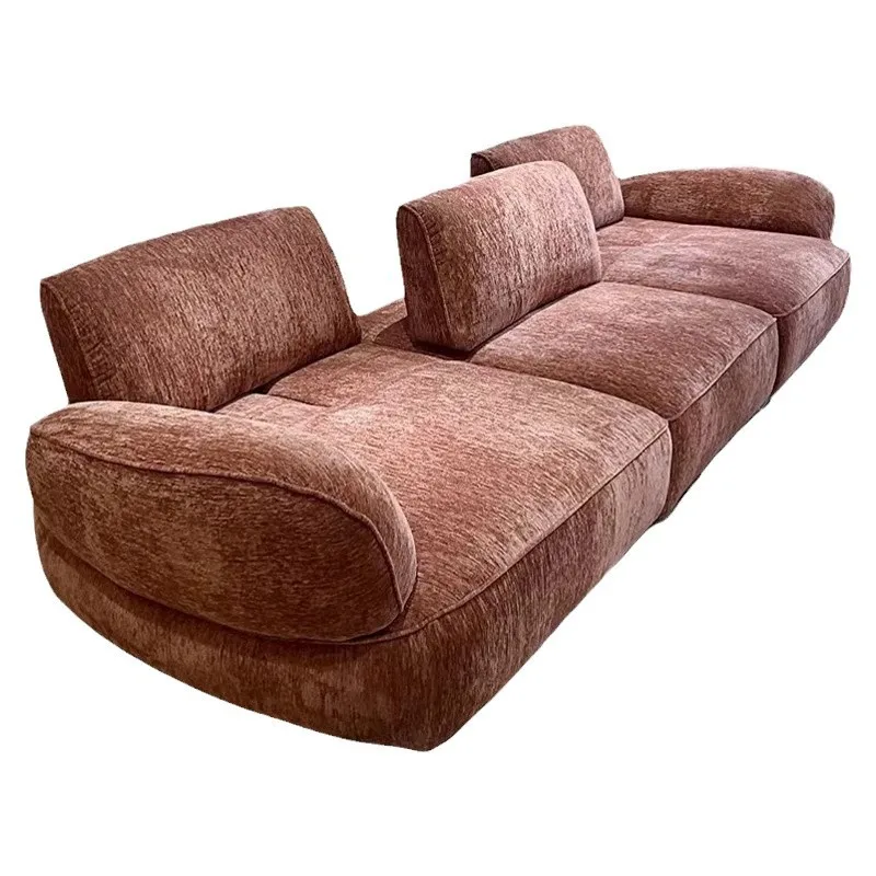 

Minimalist snail sofa fabric living room villa B & B hotel lobby removable backrest sofa
